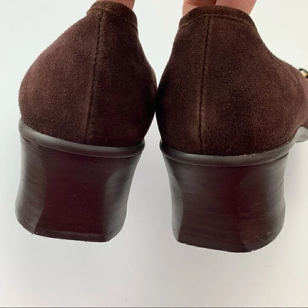 Circa Joan & david heels 8.5 Cjnadina brown suede